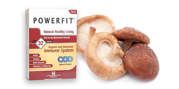 قرص پاورفیت و قارچ شیتاگه