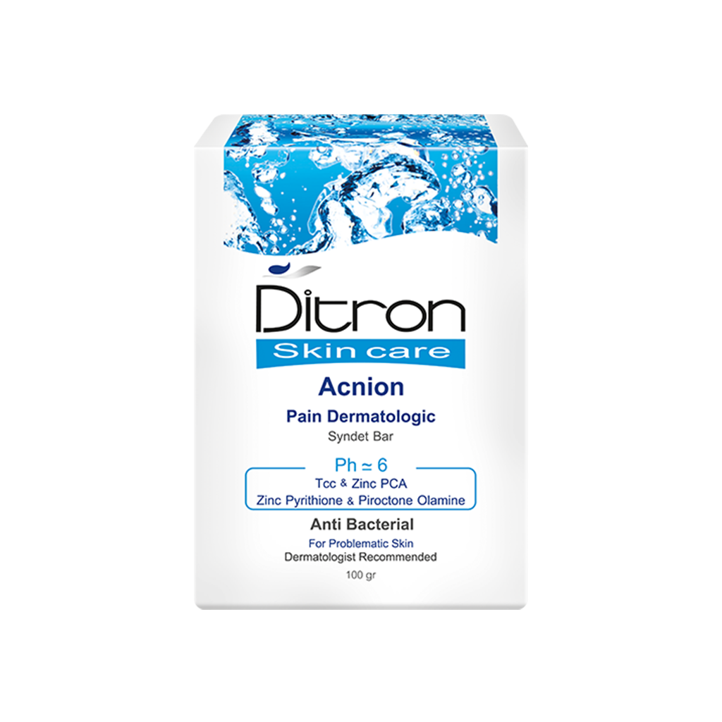 پن آنتی باکتریال دیترون مناسب پوست های چرب، مختلط و جوش دار ۱۰۰ گرم پن آنتی باکتریال دیترون مناسب پوست های چرب، مختلط و جوش دار ۱۰۰ گرم