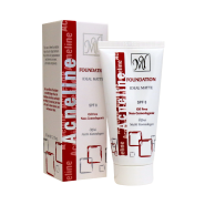 کرم پودر آکنه لاین مای مناسب پوست های چرب و دارای آکنه  ۳۵ میلی لیتر