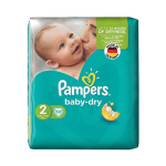 پوشک سایز ۲ پمپرز مدل Baby Dry بسته ۳۳ عددی