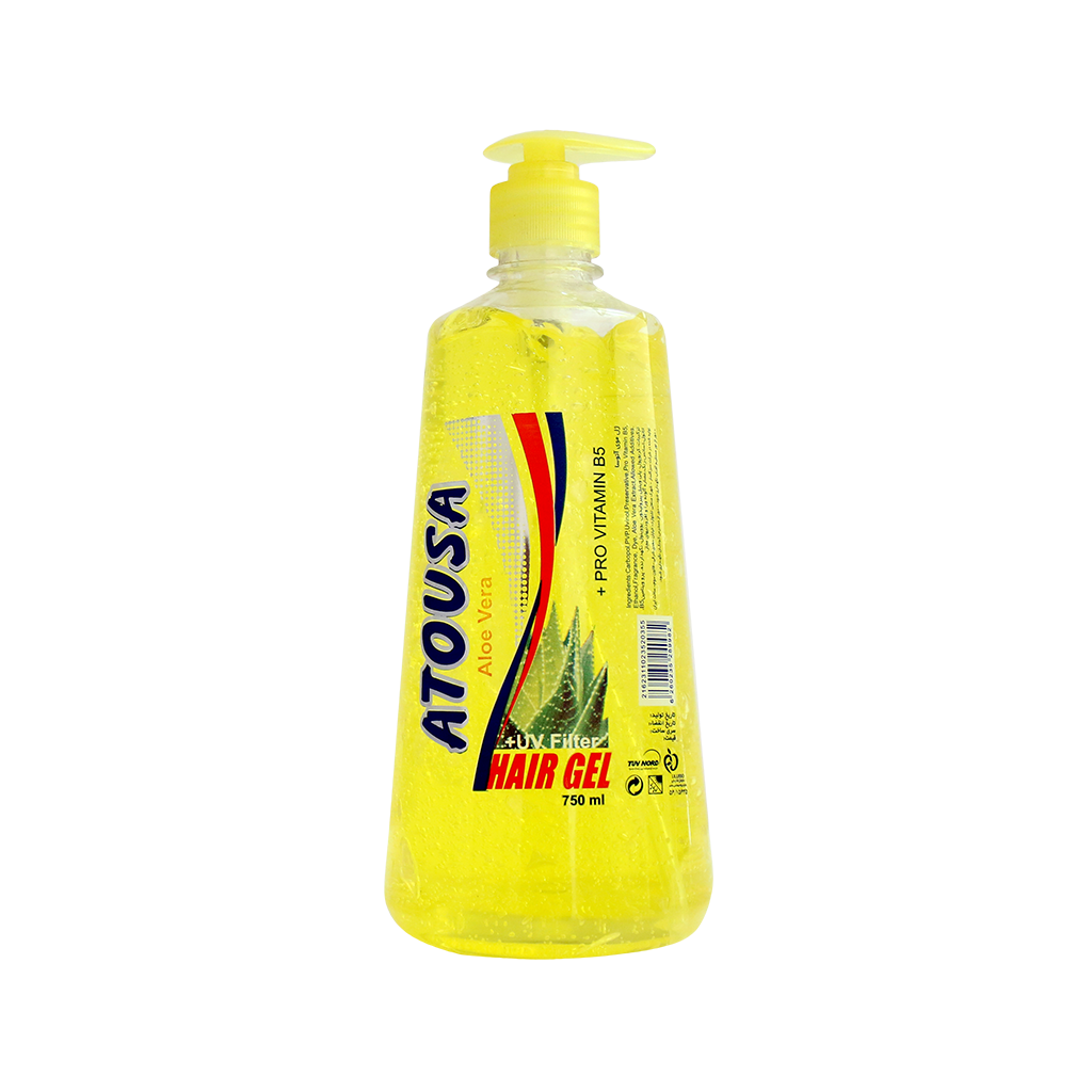 ژل موی پمپی آتوسا حاوی عصاره آلوئه ورا ۷۵۰ میلی لیتر ژل موی پمپی آتوسا حاوی عصاره آلوئه ورا ۷۵۰ میلی لیتر
