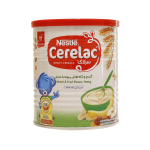 سرلاک گندم و تکه های میوه با عسل به همراه شیر نستله مناسب کودکان از ۱۲ ماهگی ۴۰۰ گرم