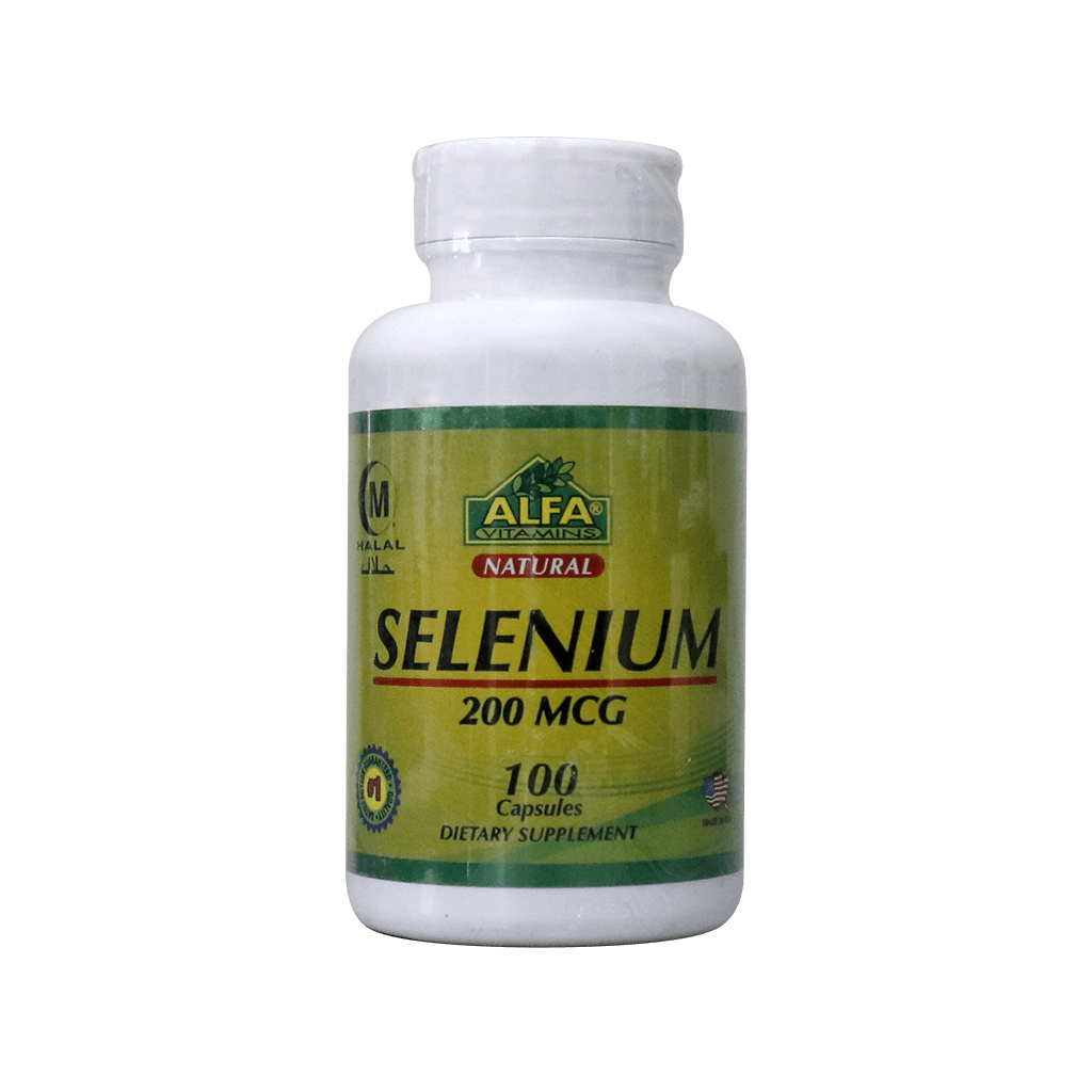 کپسول سلنیوم 200 میکروگرم آلفا ویتامینز 100 عدد کپسول سلنیوم 200 میکروگرم آلفا ویتامینز 100 عدد