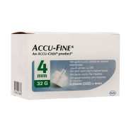 سرسوزن قلم انسولین اکیوفاین با سوزن 4 میلی متر اکیوچک 100 عدد