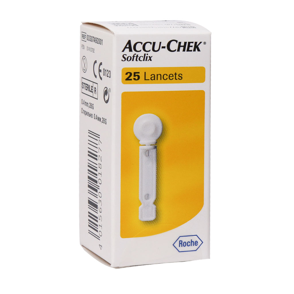سوزن تست قند خون سافت کلیکس اکیوچک 25 عدد سوزن تست قند خون سافت کلیکس اکیوچک 25 عدد