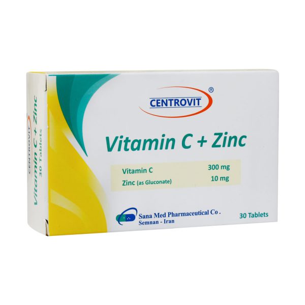 قرص ویتامین C و زینک سنتروویت 30 عدد