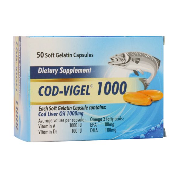 سافت ژل کاد ویژل 1000 دانا 50 عدد