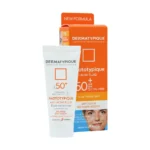 فلوئید ضد آفتاب بی رنگ آنتی آکنه درماتیپیک مناسب پوست چرب و جوش دار SPF 50+ حجم 40 میلی لیتر