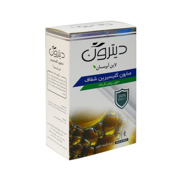 صابون گلیسیرینه شفاف دیترون مناسب پوست های خشک و معمولی 110 گرم
