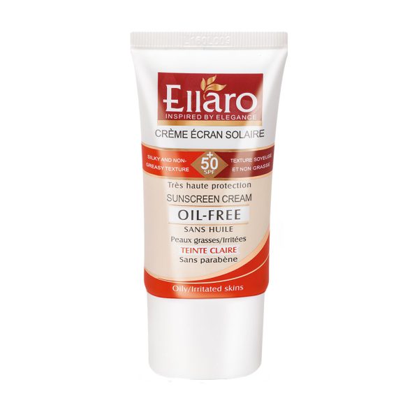 کرم ضد آفتاب فاقد چربی الارو SPF50 مناسب پوست چرب و جوش دار ۴۰ میلی لیتر