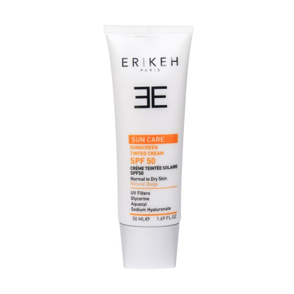 کرم ضد آفتاب SPF50 اریکه مناسب پوست‌ های خشک و نرمال 50 میلی لیتر