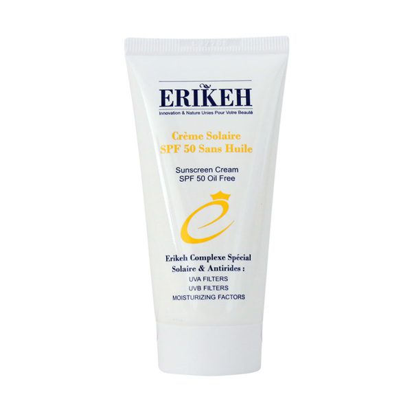 کرم ضد آفتاب فاقد چربی اریکه SPF50 مناسب پوست های چرب و دارای آکنه 50 میلی لیتر