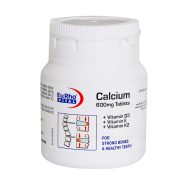 قرص کلسیم و ویتامین D3 یوروویتال 50 عدد