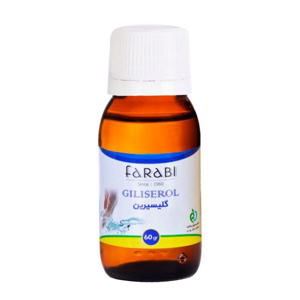گلیسیرین فارابی جهت مصرف خوراکی و استعمال خارجی 60 گرم
