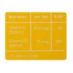 قطره خوراکی ویتامین آ+د فیشر کیندر 30 میلی لیتر