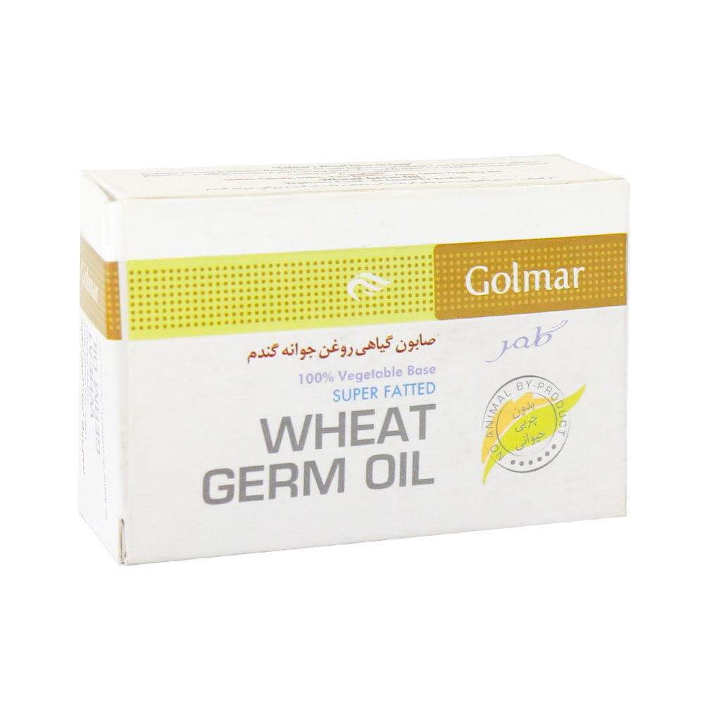 صابون گیاهی روغن جوانه گندم گلمر 90 گرم صابون گیاهی روغن جوانه گندم گلمر 90 گرم