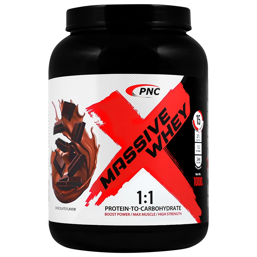 Massive Whey پودر مسیو وی کارن 1000 گرم - Image 1