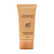 کرم ضد آفتاب با پوشش کرم پودر مدیسان مناسب پوست های چرب و حساس ۳۰ میلی لیتر