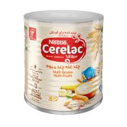 سرلاک چند غله چند میوه به همراه شیر نستله از 12 ماهگی 400 گرم