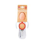 شیشه شیر شادی دسته دار پنبه ریز مناسب نوزادان 2 ماه به بالا 240 میلی لیتر