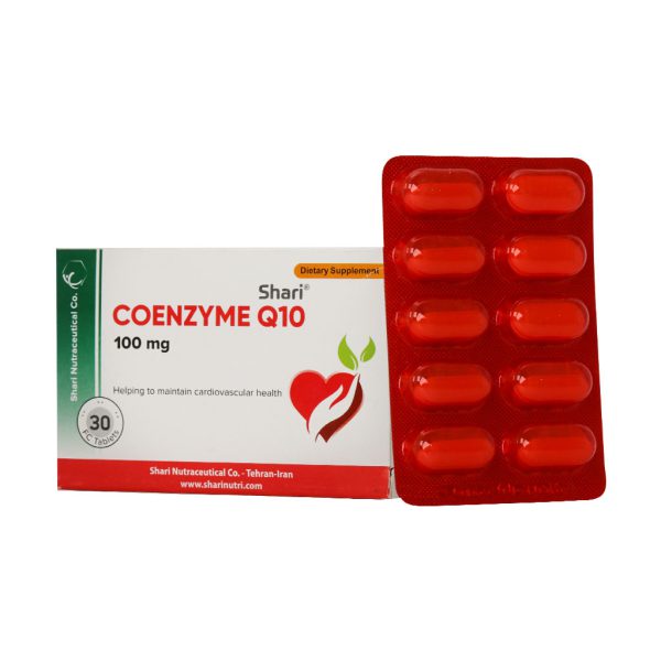 قرص کوآنزیم کیوتن 100 میلی گرم شاری 30 عدد
