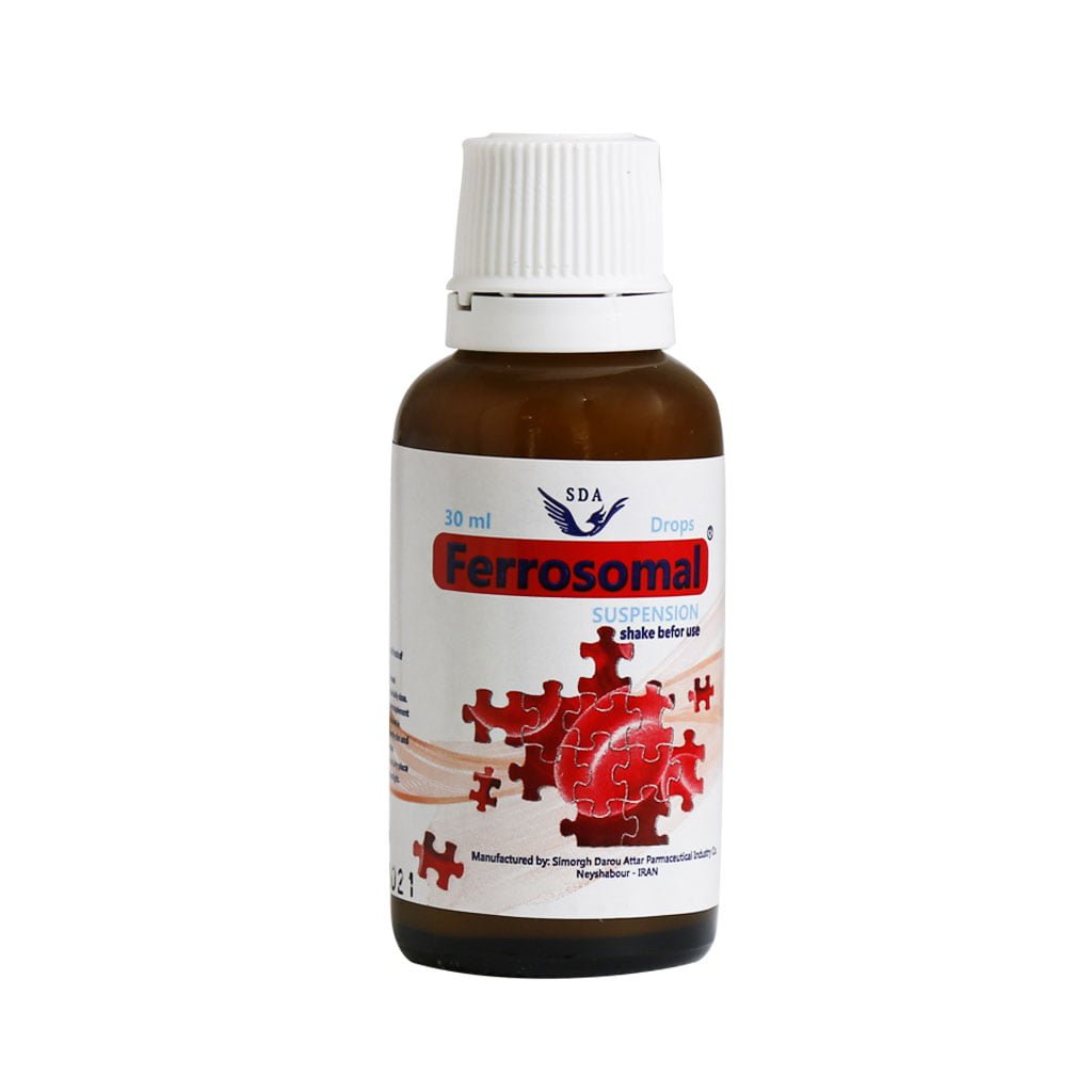 قطره آهن فروزومال 7 میلی گرم سیمرغ دارو عطار 30 میلی لیتر قطره آهن فروزومال 7 میلی گرم سیمرغ دارو عطار 30 میلی لیتر