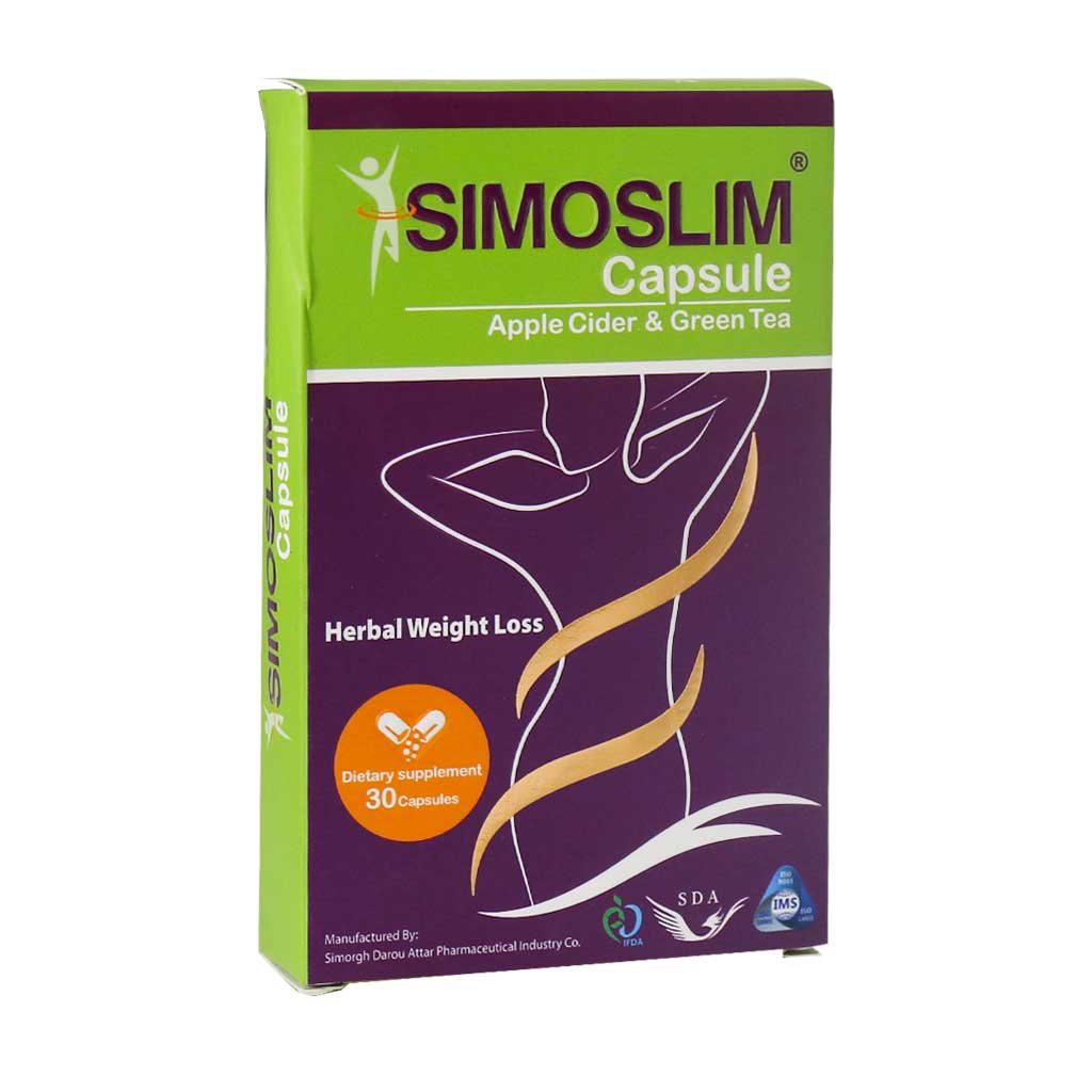کپسول لاغری سیمو اسلیم سیمرغ دارو عطار 30 عدد کپسول لاغری سیمو اسلیم سیمرغ دارو عطار 30 عدد
