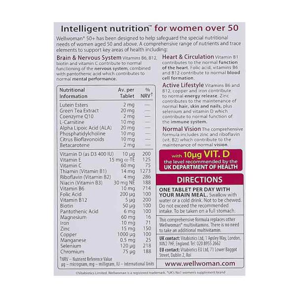 vitabiotics-wellwoman-50-30-cap