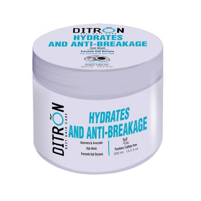 ditron-hydrating-aloe-vera-hair-mask-400ml ماسک مرطوب کننده مو آووکادو دیترون 500 گرم - Image 1