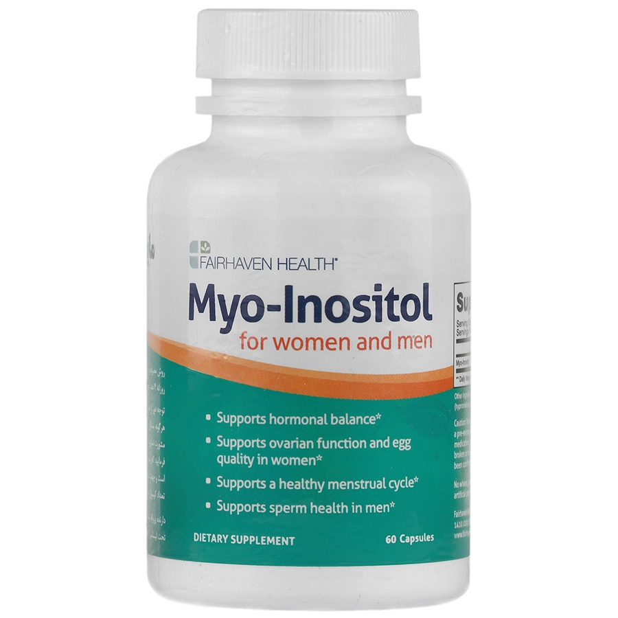 myo inositol1 کپسول مایو اینوزیتول فیرهون هلث 60 عددی - Image 1