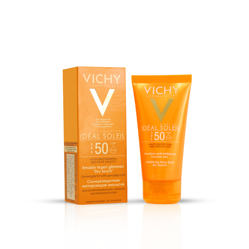 بی بی کرم ویشی مدل dry touch با ⁺SPF50 مناسب پوست های چرب و مختلط ۵۰ میلی لیتر بی بی کرم ویشی مدل dry touch با ⁺SPF50 مناسب پوست های چرب و مختلط ۵۰ میلی لیتر