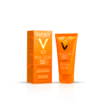 کرم ضد آفتاب ویشی مدل velvety با +SPF50 مناسب پوست های معمولی و خشک ۵۰ میلی لیتر