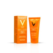 کرم ضد آفتاب ویشی مدل velvety با +SPF50 مناسب پوست های معمولی و خشک ۵۰ میلی لیتر