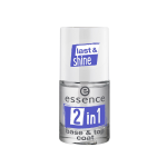 تاپ کت و لاک پایه دو کاره اسنس مدل Last & Shine