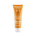 کرم ضد آفتاب و ضد لک رنگی ویشی SPF50 مناسب پوست های معمولی و دارای لک ۵۰ میلی لیتر