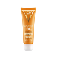 کرم ضد آفتاب و ضد لک رنگی ویشی SPF50 مناسب پوست های معمولی و دارای لک ۵۰ میلی لیتر