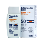 فلوئید ضد آفتاب فیوژن مینرال ایزدین ⁺SPF50 حجم ۵۰ میلی لیتر