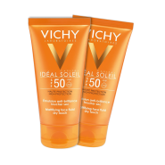 پک ۲ عددی فلوئید ضد آفتاب و مات کننده SPF50 ویشی مناسب پوست های چرب و مختلط ۵۰ میلی لیتر