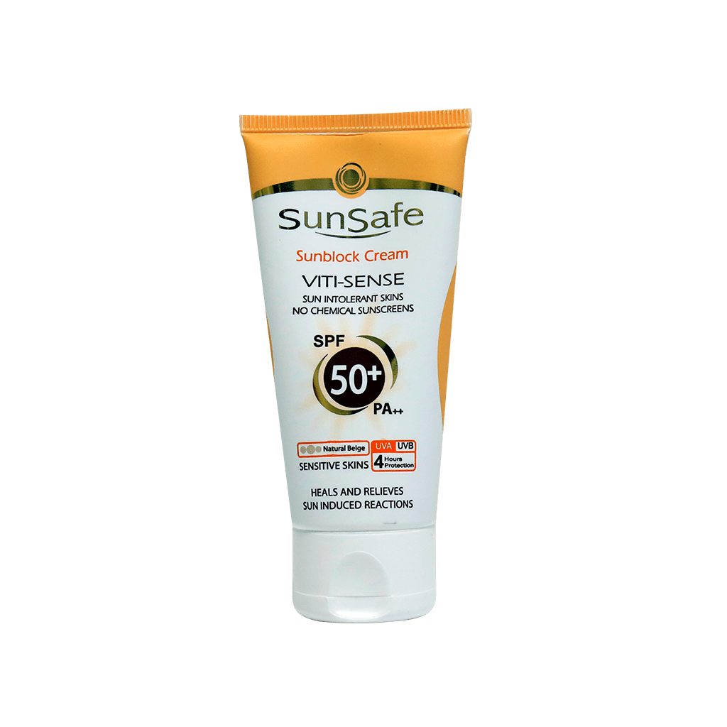 کرم ضد آفتاب رنگی سان سیف +SPF50 فاقد جاذب های شیمیایی مناسب پوست حساس ۵۰ میلی لیتر کرم ضد آفتاب رنگی سان سیف +SPF50 فاقد جاذب های شیمیایی مناسب پوست حساس ۵۰ میلی لیتر