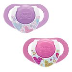 پستانک ۲ تایی ارتودنسی فیزیو سیلیکان چیکو مناسب کودکان بالای 12 ماه