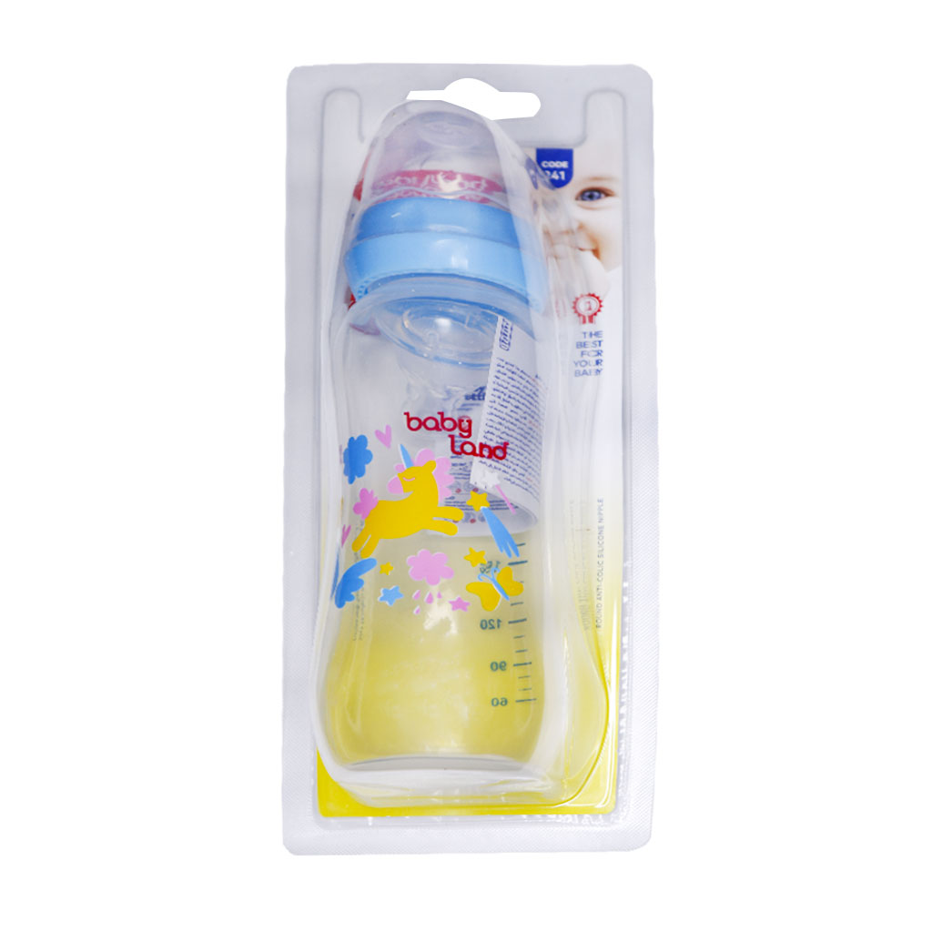 شیشه شیر آنتی کولیک بیبی لند کد 241 شیشه شیر آنتی کولیک بیبی لند کد 241