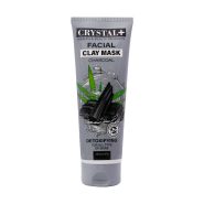 ماسک صورت پاک کننده کریستال پلاس حاوی کربن فعال مناسب انواع پوست 250 میلی لیتر