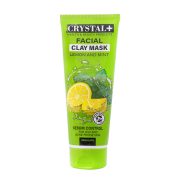 ماسک صورت پوست چرب و آکنه دار کریستال پلاس حاوی عصاره نعنا و لیمو ترش 250 میلی لیتر