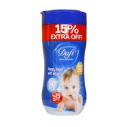 دستمال مرطوب پاک کننده کودک دافی مناسب التهاب و سوختگی 50 عدد