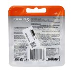 تیغ یدک فیوژن ژیلت مدل Fusion 5 بسته 4 عددی