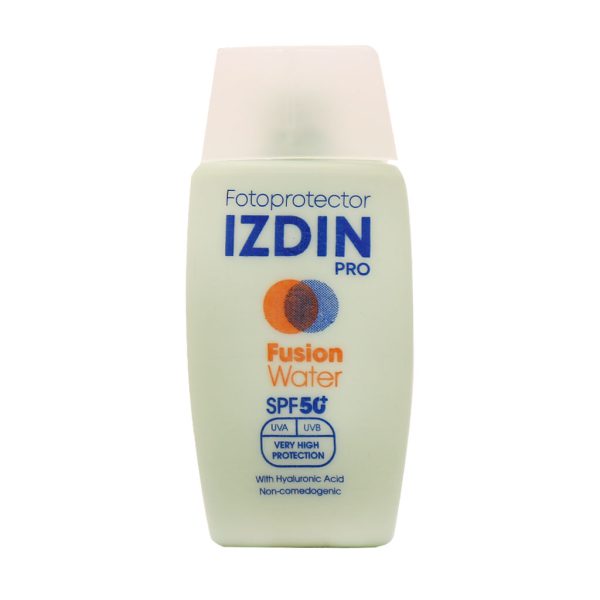 فلوئید ضد آفتاب فیوژن ایزدین⁺SPF50 حجم ۵۰ میلی لیتر