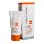 کرم ضد آفتاب بی رنگ SPF50 ژاک آندرل پاریس مدل فیلتر اکتیو مناسب پوست معمولی 50 میلی لیتر