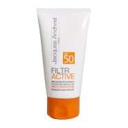 کرم ضد آفتاب بی رنگ SPF50 ژاک آندرل پاریس مدل فیلتر اکتیو مناسب پوست معمولی 50 میلی لیتر