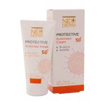 کرم ضد آفتاب نئودرم⁺SPF50 مدل پروتکتیو مناسب پوست های معمولی و خشک ۵۰ میلی لیتر