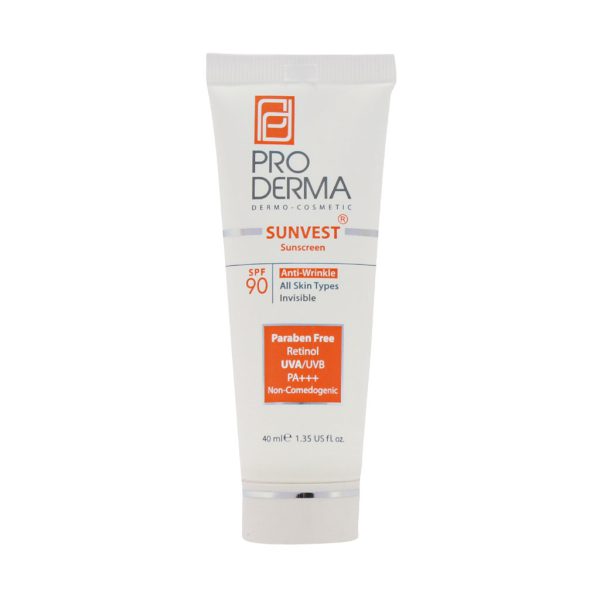 کرم ضد آفتاب و ضد چروک پرودرما SPF90 حجم ۴۰ میلی لیتر
